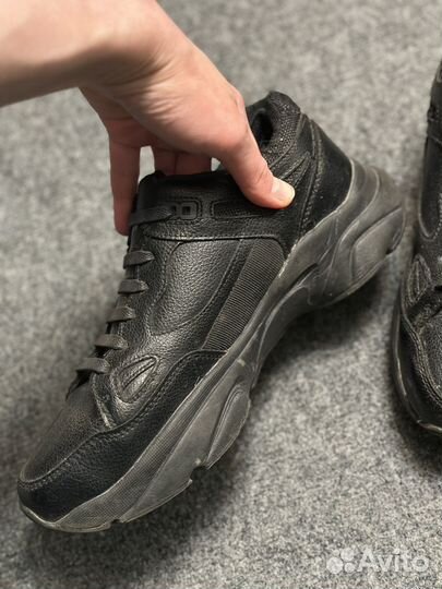 Кроссовки кожаные sigma