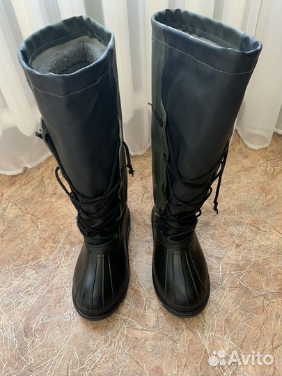 Сапоги резиновые для зимней рыбалки