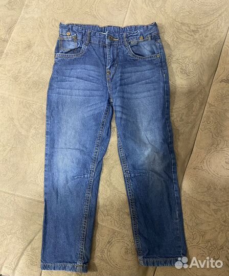Б/у джинсы на мальчика р 104-116