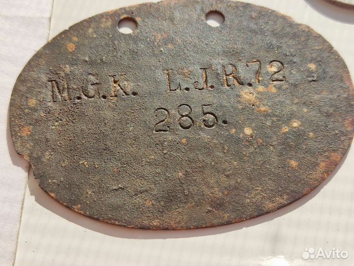 Смертные жетоны 1 мировая