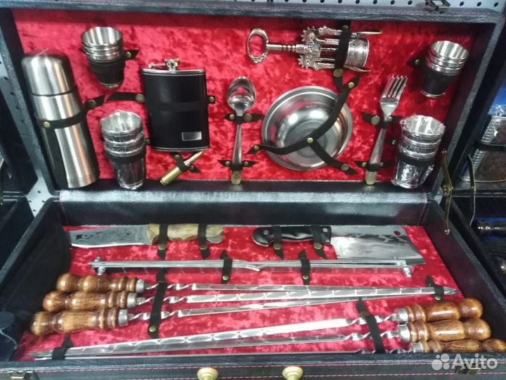 Наборы шампуров в кейсах