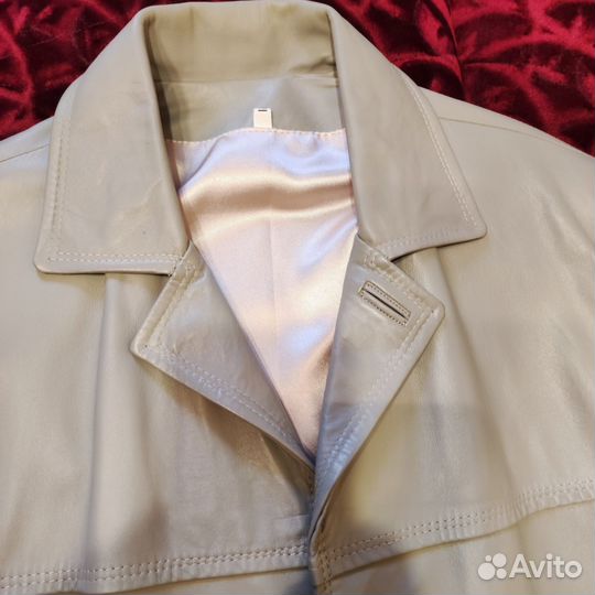 Кожаный пиджак мужской