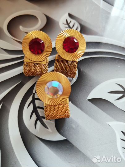 Запонки ссср,винтаж, позолоченные