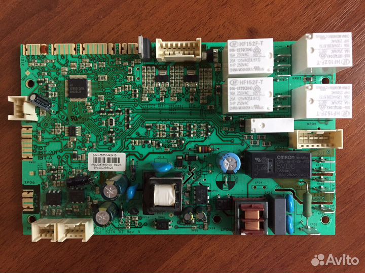 Силовая плата духового шкафа 387840104 под ремонт