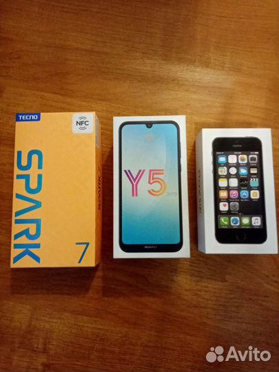 Коробка от tecno spark 7, iPhone 5s, Huawei y5