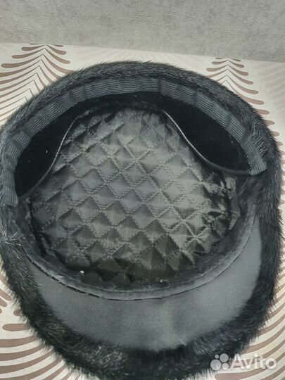 Норковая шапка мужская