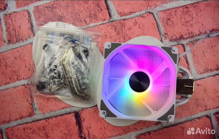 Кулер Башенный MT4 -V3 +light 180W Белый