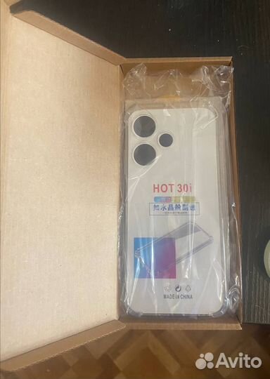 Комплект стекло+чехол infinix HOT 30i