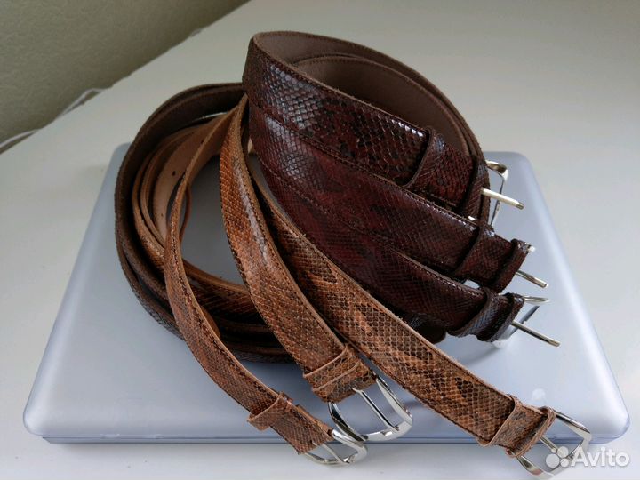Ремень из кожи питона. Про-во Мадагаскар