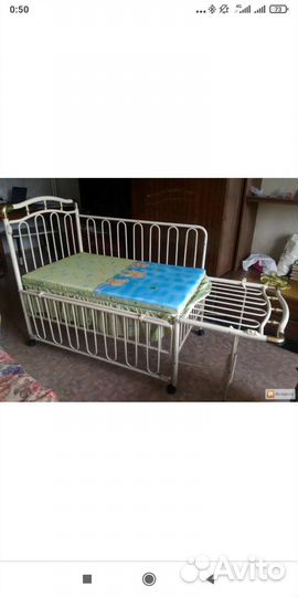 Детская кровать с люлькой