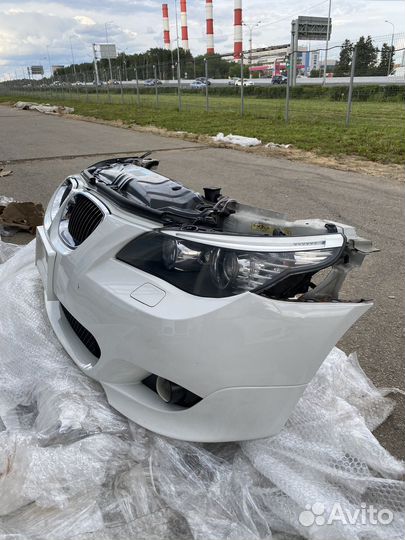 Ноускат пердняя часть BMW 5 E60 белый