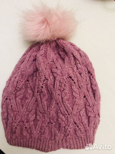 Комплект шапка и снуд женский