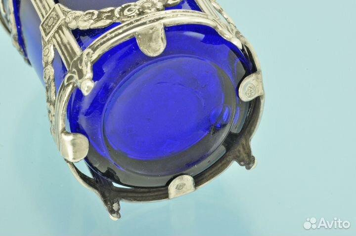 Набор для специй стекло/ серебро 915 проба Испания