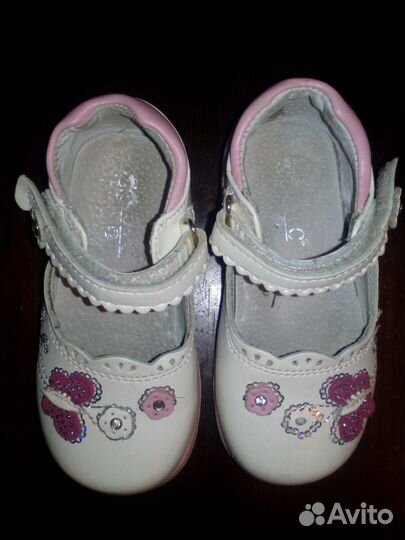 Туфельки кожаные для девочки