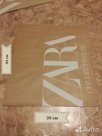Бумажные пакеты zara