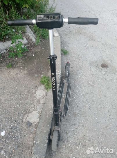 Самокат взрослый электрический бу