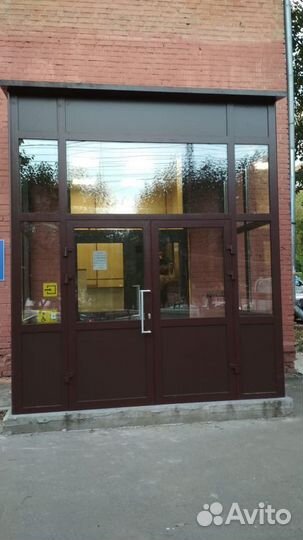 Тамбур из алюминиевого профиля от производителя