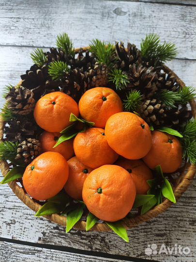 Мандарины из мыла