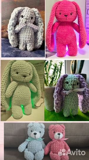 Вязаные игрушки ручной работы
