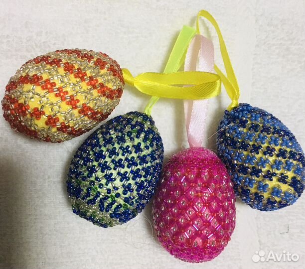 Яйцо пасхальное из бисера