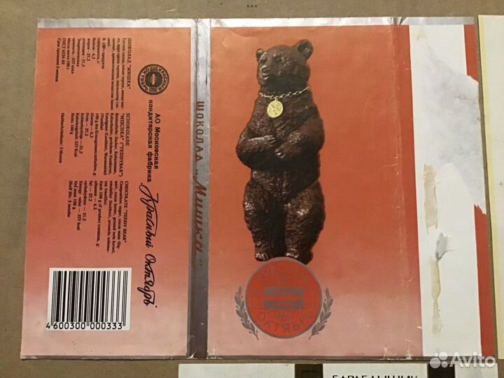 Обертки от шоколада СССР