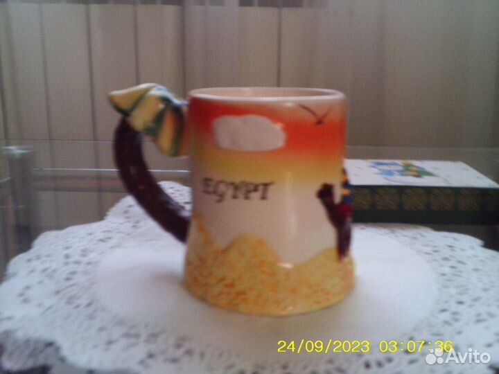 Кружка сувенирная новая Египет