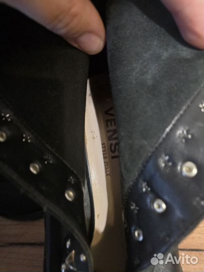 Ботильоны натуральная кожа 39