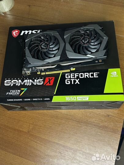 Видеокарта geforce 1650 super gaming x