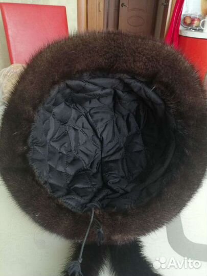 Шапка норковая женская