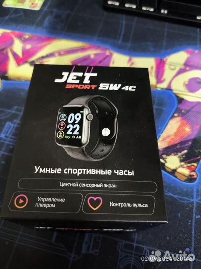 Смарт часы jet sport sw 4c