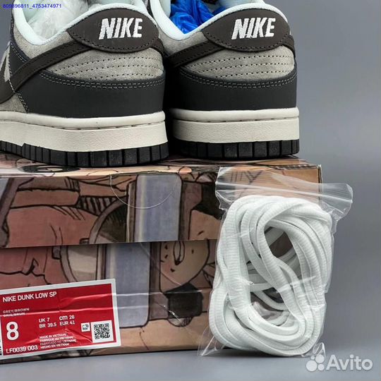 Кроссовки Nike Dunk Dark Brown (Арт.53808)