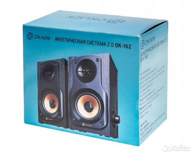 Колонки 2.0 Oklick OK-162 8Вт новые
