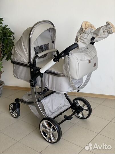 Коляска- трансформер Dalux 2в1 в эко - коже