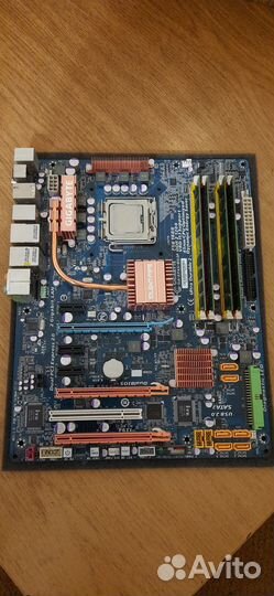Комплект Мат.плат+проц+ озу Q9400 DDR2 8Gb
