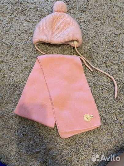 Комплект шапка, шарф