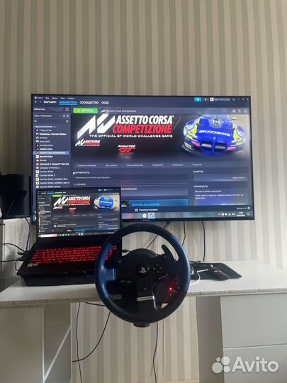 Игровой руль Thrustmaster t150