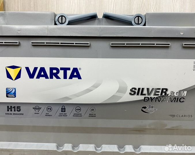Аккумулятор агм Varta Silver Dynamic AGM 105 А/Ч