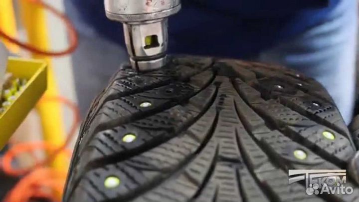 Дошиповка и ошиповка шин