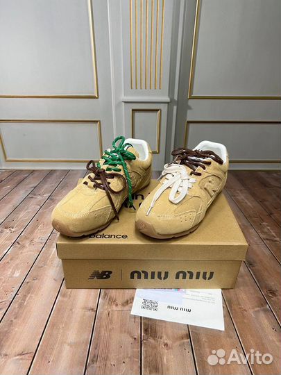 Кроссовки new balance miu miu