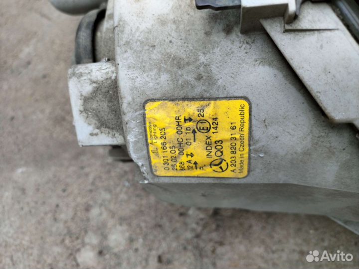 Фары мерседес с203