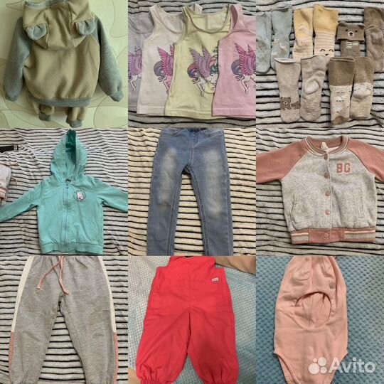 Много одежды для девочки 80-86-92-98