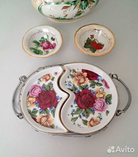 Конфетница фарфоровая