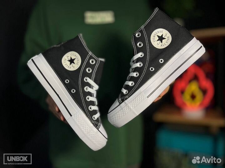 Кроссовки Converse All Star Platform Black/White