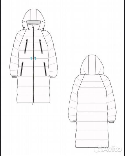 Отрисовка тех эскизов одежды