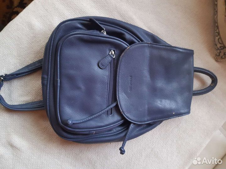 Рюкзак кожанный для девочек