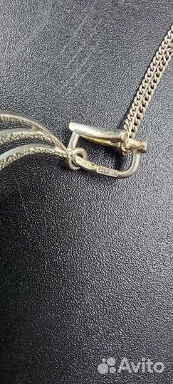 Подвеска на цепочке серебряные СССР