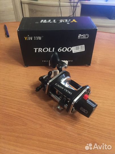 Катушка мультипликаторная для троллинга счётчиком