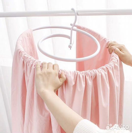 Круглая спиральная вешалка сушилка