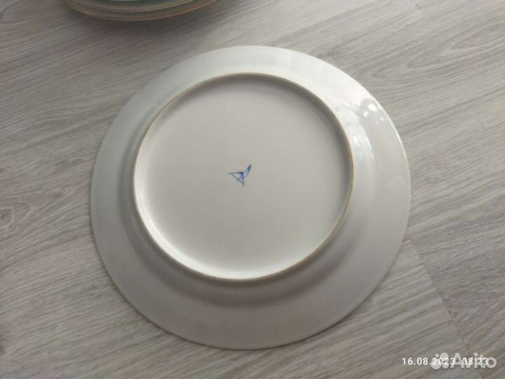 Тарелка фарфор 6 штук