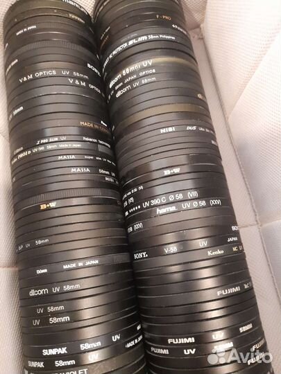 Защитные светофильтры разных диаметров